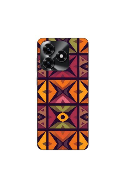 OEM Husa compatibila cu Honor X5c Plus Silicon Gel Tpu Model Tribal Retro Shapes