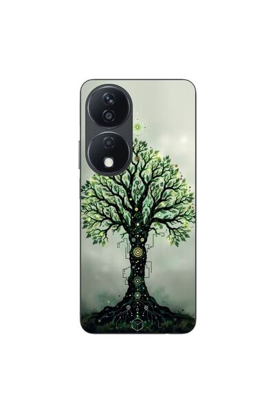 OEM Θήκη συμβατή με Honor X7b Σιλικόνης Τζελ TPU Μοντέλο Μυστικό Δέντρο
