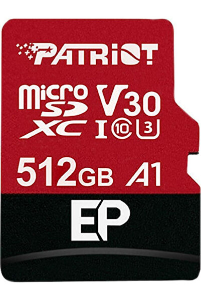 Patriot EP microSDXC 512GB Class 10 U3 V30 A1 UHS-I