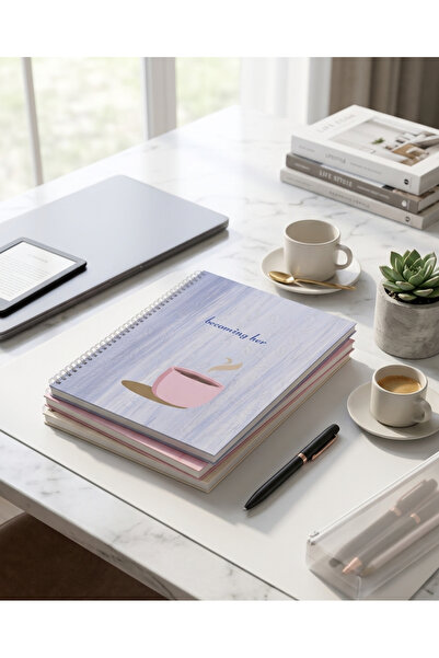 CoNotes دفتر ملاحظات Co Notes Becoming Her بتصميم مقاس A4