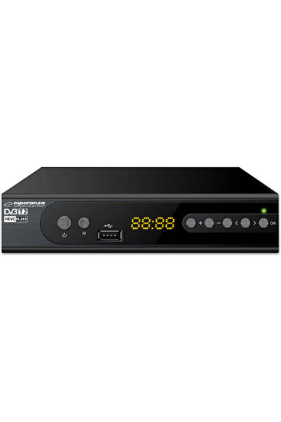 ESPERANZA EV106R Ψηφιακός Δέκτης Mpeg-4 Full HD (1080p) Συνδέσεις HDMI / USB