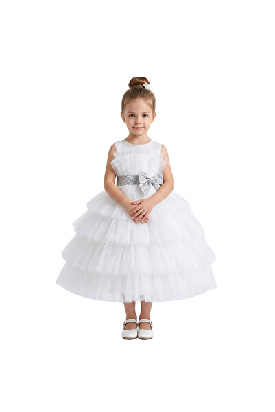 ddaniela D'Daniela - Snowflake Princess Gown - White - 2Y to 5Y