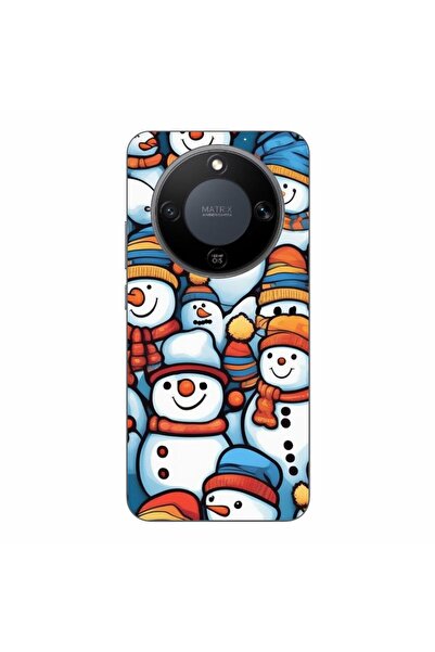 OEM Husa compatibila cu Honor Magic8 Lite Silicon Gel Tpu Model Snowman Pattern