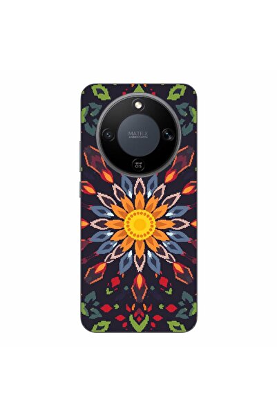 OEM Husa compatibila cu Honor Magic8 Lite Silicon Gel Tpu Model Pixel Art Sun...