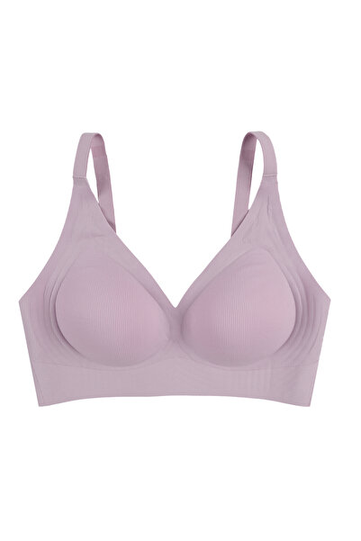 koza iç giyim Seamless Ribbed Camisole Bra Without Underwire with Removable Pads
