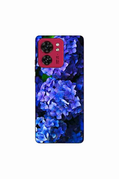 OEM Θήκη συμβατή με Motorola Edge 40 από σιλικόνη gel TPU με σχέδιο ορτανσίας