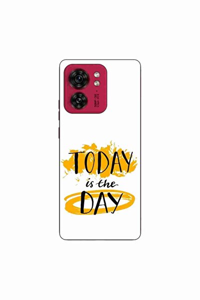 OEM Husa compatibila cu Motorola Edge 40 Silicon Gel Tpu Model Mesaj Today Is...