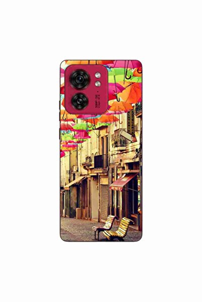 OEM Husa compatibila cu Motorola Edge 40 Silicon Gel Tpu Model Strada Umbrele...