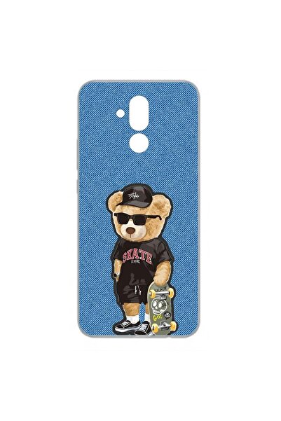OEM Husa compatibila cu Huawei Mate 20 Lite Silicon Gel Tpu Model Bear Skate ...