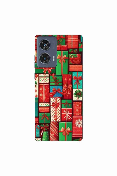 OEM Husa compatibila cu Motorola Edge 50 Fusion Silicon Gel Tpu Model Xmas Gi...