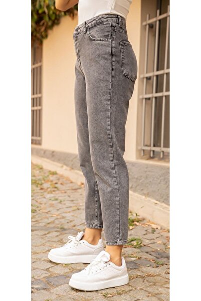 DENİM İN SHE NewStar Nova sezona visokog struka rastegljive mom jeans ženske ...