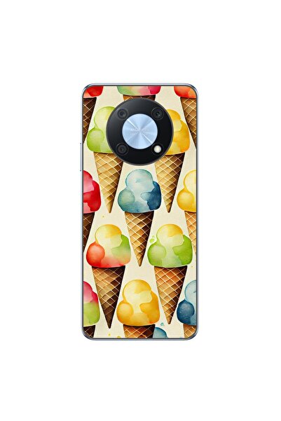 OEM Калъф, съвместим с Huawei Nova Y90, силиконов гел TPU модел с десен на сл...