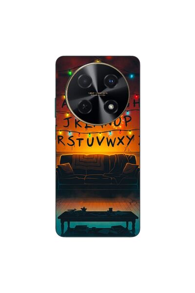 OEM Θήκη συμβατή με Huawei Nova 12i Σιλικόνης TPU Stranger Things Αλφάβητο Φω...