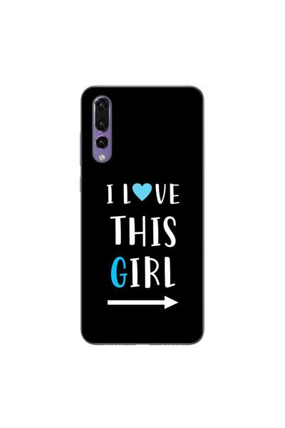OEM Husa compatibila cu Huawei P20 Pro Silicon Gel Tpu Model Cupluri I love T...