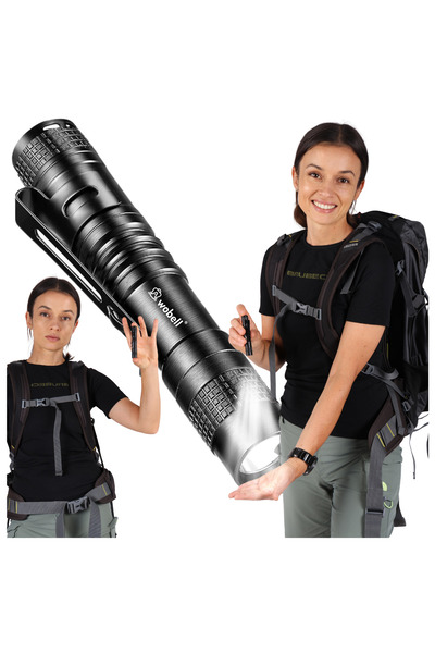 Mardil Mini lanternă tip pix 300LM CREE XP-E2 Negru, EDC camping