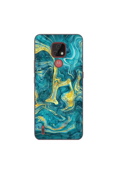 OEM Θήκη συμβατή με Motorola Moto E7, από σιλικόνη gel TPU, με αφηρημένο σχέδ...
