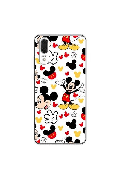 OEM Husa compatibila cu Huawei P20 Silicon Gel Tpu Model Mickey Cool Pattern