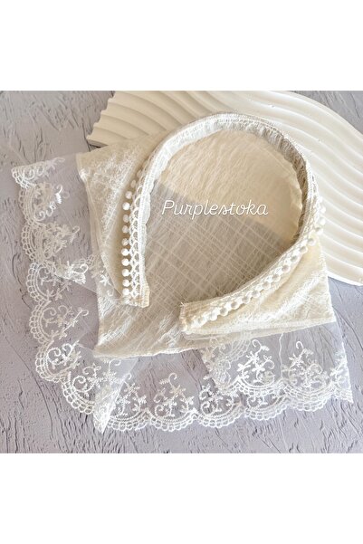 PURPLE'S BİR TUTAM MUTLULUK Purplestoka Lace Tulle Bohemian Crown - Romantic ...