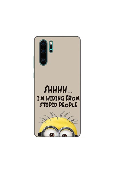 OEM Husa compatibila cu Huawei P30 Pro Silicon Gel Tpu Model Mesaj Minion Shhhh