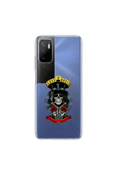 PPKin Poco M3 Pro Compatible Metal 3 Design Transparent Case