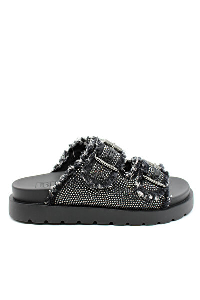 Buffalo Γυναικείες Eve Ari Spark Παντόφλες Μαύρες BUF1602291-BLACK