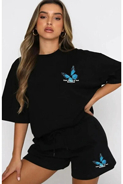 HOFFNUNG Unisex Βαμβακερό μπλουζάκι με λαιμόκοψη ποδηλάτου σε μεγάλο μέγεθος