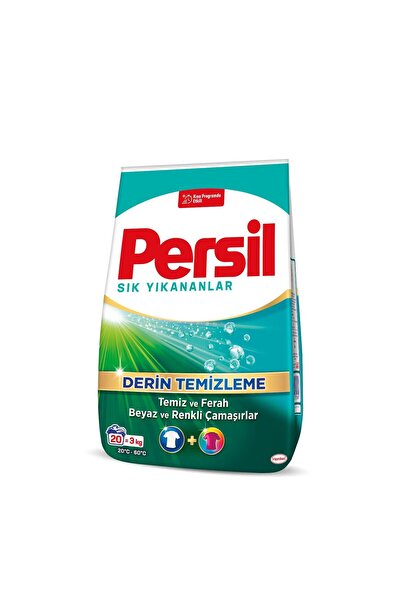 Persil Sık Yıkananlar Derin Temizleme Toz Deterjan 3 KG