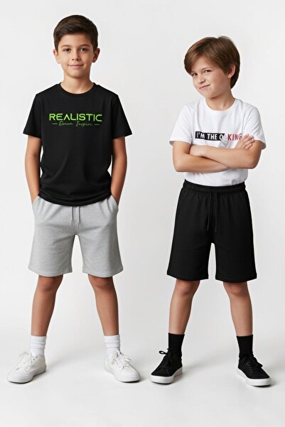 han elegant 4-dijelni letnji set za decu: kapri pantalone i majica