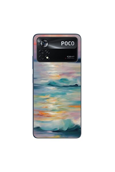 OEM Θήκη συμβατή με Xiaomi Poco X4 Pro από σιλικόνη gel TPU με σχέδιο ακουαρέ...