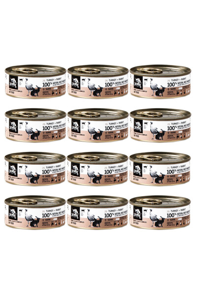3coty Turkey with rabbit - wet cat food - 12x80g