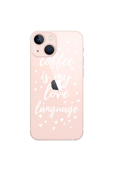 Other Apple iPhone 13 Coffe is my love language Transparent Silicone TPU Θήκη
