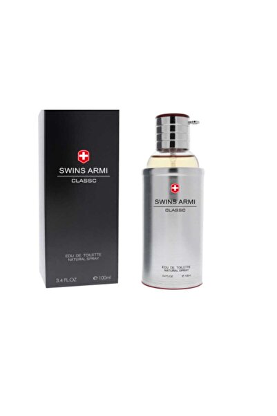 SWİNS عطر أرمي كلاسيك أو دو تواليت 100 مل بخاخ طبيعي للرجال