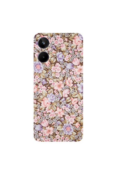 Other Realme 10 Blue Roses Transparent Silicone TPU Θήκη