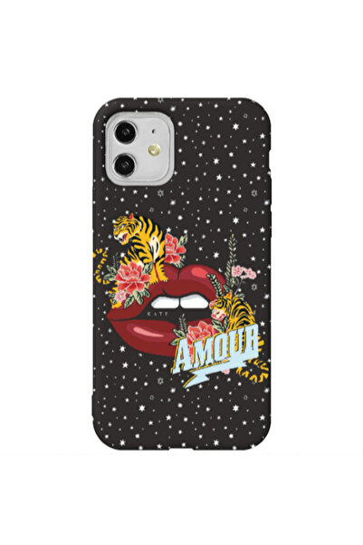 Other Apple iPhone 11 Amour Black Colored Silicone TPU Θήκη