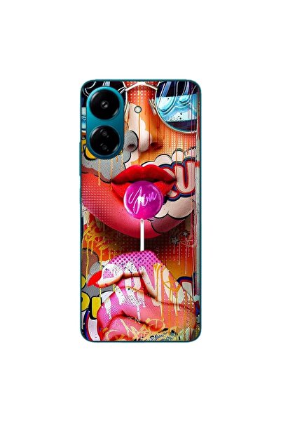 OEM Θήκη συμβατή με Xiaomi Redmi 13C 4G Σιλικόνης Gel TPU με σχέδιο Pop Art L...