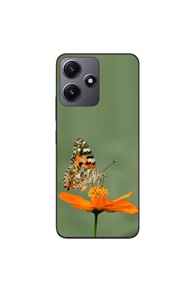 OEM Θήκη συμβατή με Xiaomi Redmi 12 5G από σιλικόνη gel TPU με σχέδιο πεταλούδας