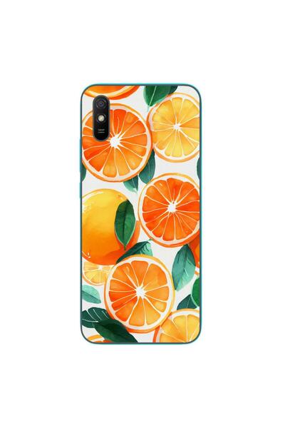 OEM Husa compatibila cu Xiaomi Redmi 9A Silicon Gel Tpu Model Oranges