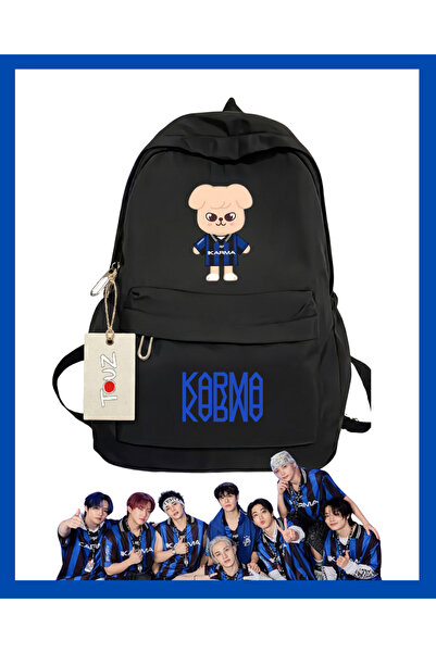 Toum Stray Kids Skz Mixed Print School, Classroom, Course Backpack