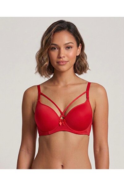 irem içgiyim Strappy Cross-Strap Underwire Bra with Rope Detail and Padded Un...