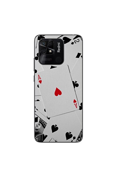 OEM Case compatible with Xiaomi Redmi 10C Silicone Gel Tpu Poker Cards Pattern