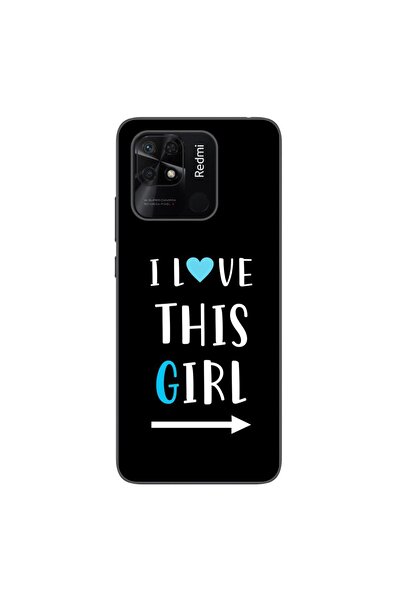 OEM Husa compatibila cu Xiaomi Redmi 10C Silicon Gel Tpu Model Cupluri I love...