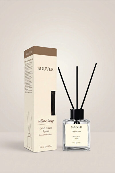 Souver 100 ml Beyaz Sabun (White Soap) Bambu Oda Kokusu