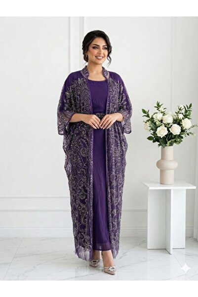 DAY BY DAY Women's 2-Piece Fully Embroidered Gown with Embroidered Waistband