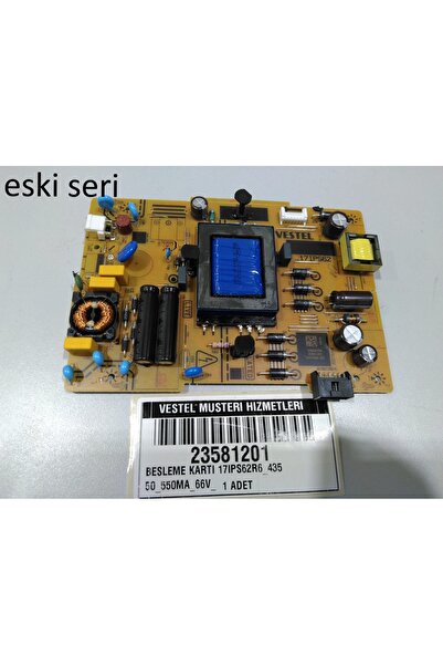 Vestel 23581201 17IPS62 Uyumlu 23774520 Orijinal Besleme Kartı 43” TV. Sıfır