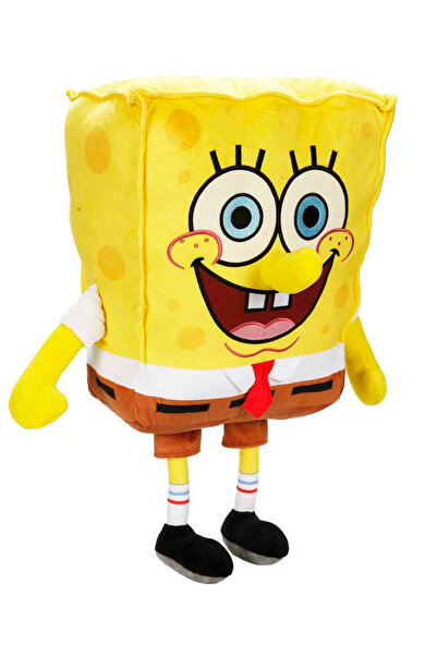 Feyza Oyuncak Sünger Bob Peluş Oyuncak | 3 Yaş | 50 cm. | Dev Sarılma Arkadaşı