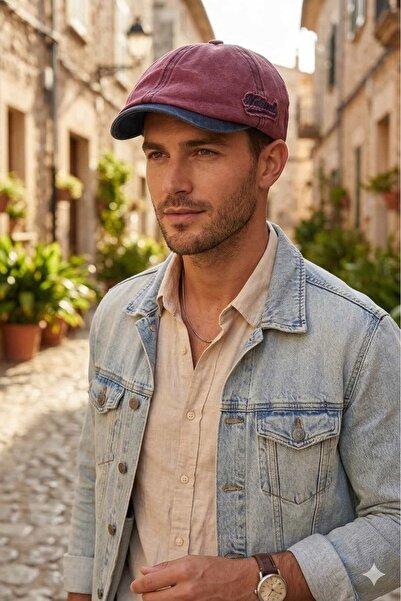 Hat Town Antique Vintage Newsboy Cap Hat