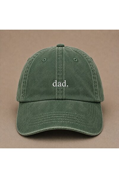 WeavedCo Dad Embroidered Vintage Washed Hat Father's Day Special Hat Gift