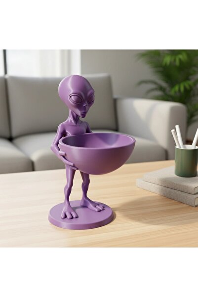 OEM Decorative Bowl Alien Figurine Organizer, 15 mm