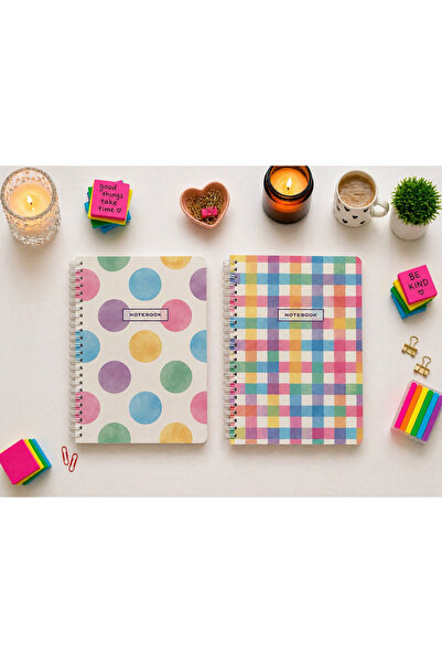 PickyTidy Renkli Desenli Defter