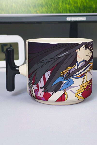 ZipZap Kill La Kill Anime Printed Ceramic Luxury Mug (1 Piece) T-Shaped Speci...